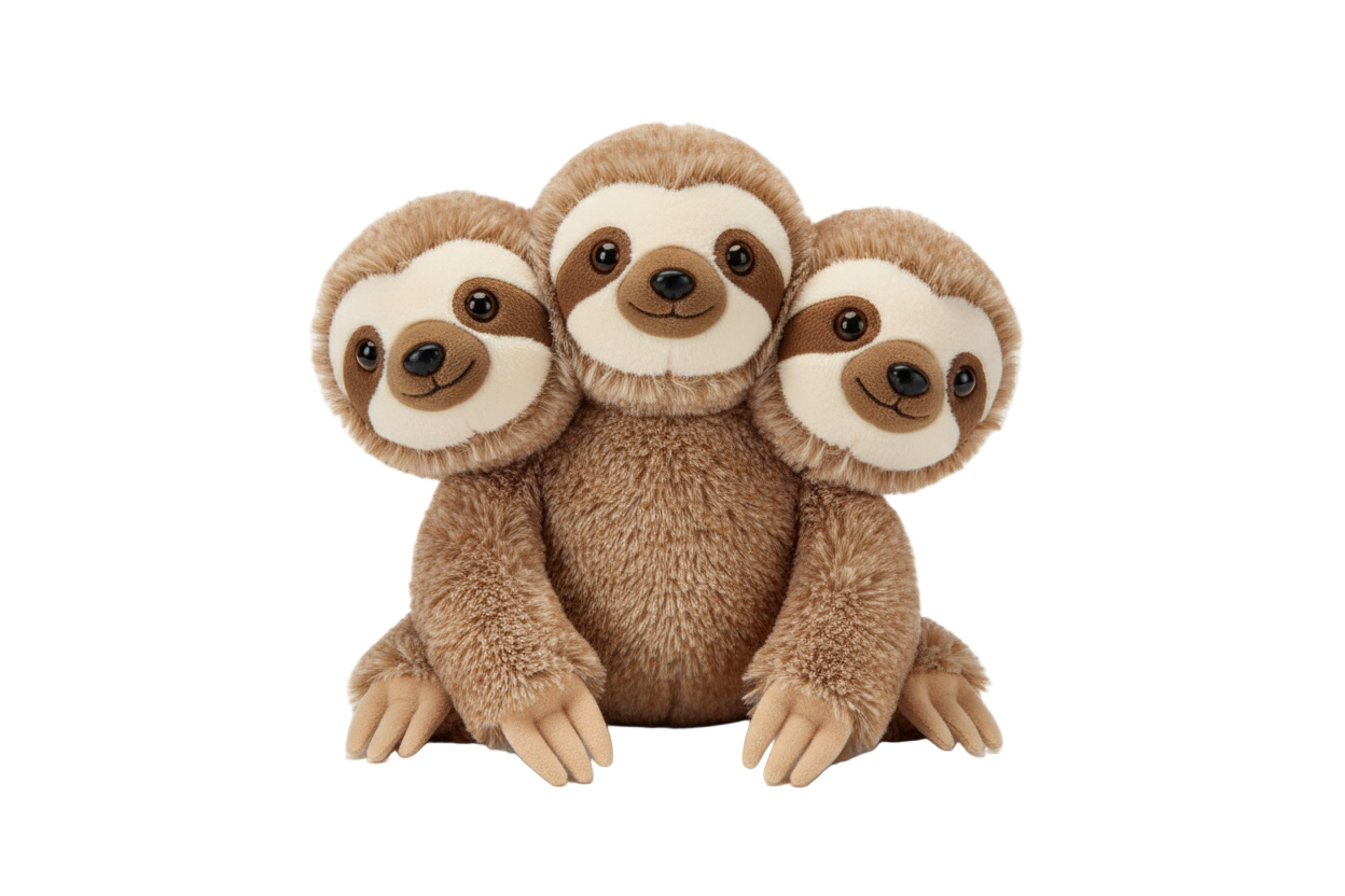 Three Head Three Toe Sloth